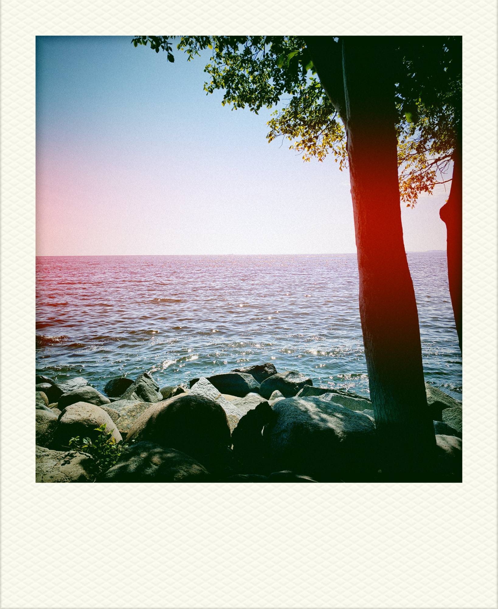 Baltic sea, rocky shore.