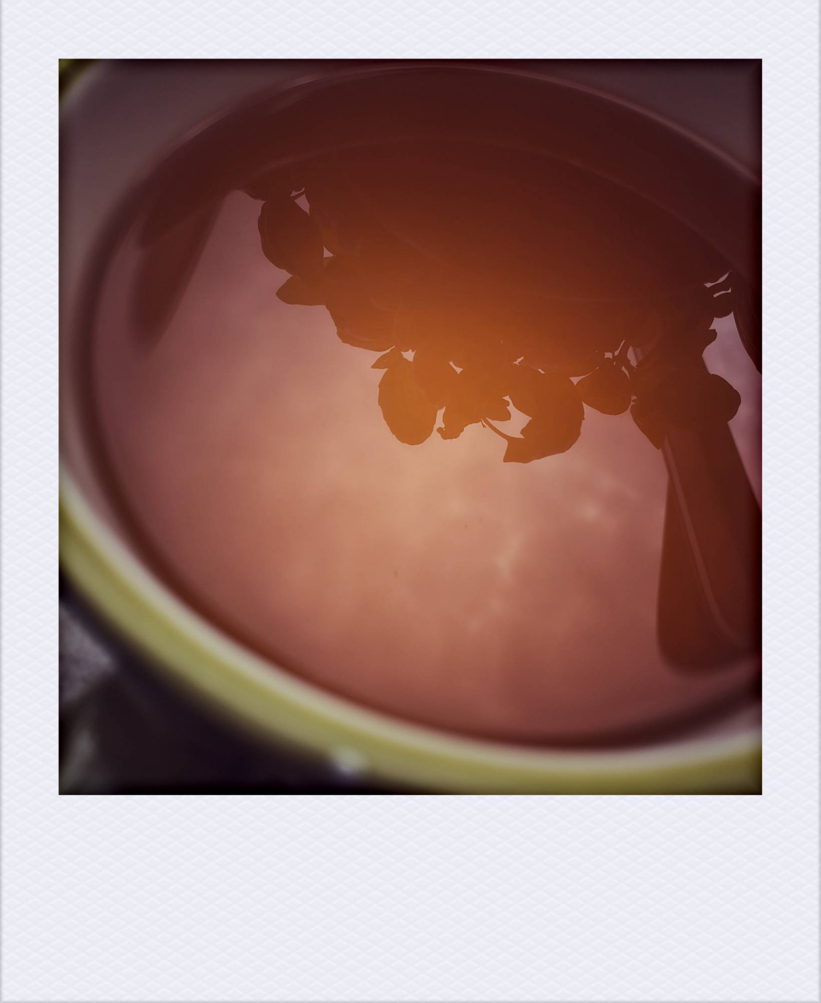 Reflections on todays tea pot.